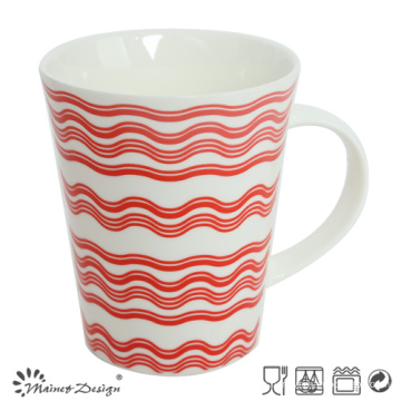 Taza de café nueva de 12oz Bone China con la etiqueta